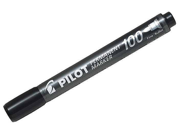 DAC MARKER PERMANENT PILOT VARF ROTUND NEGRU PSCA-100-B [1]