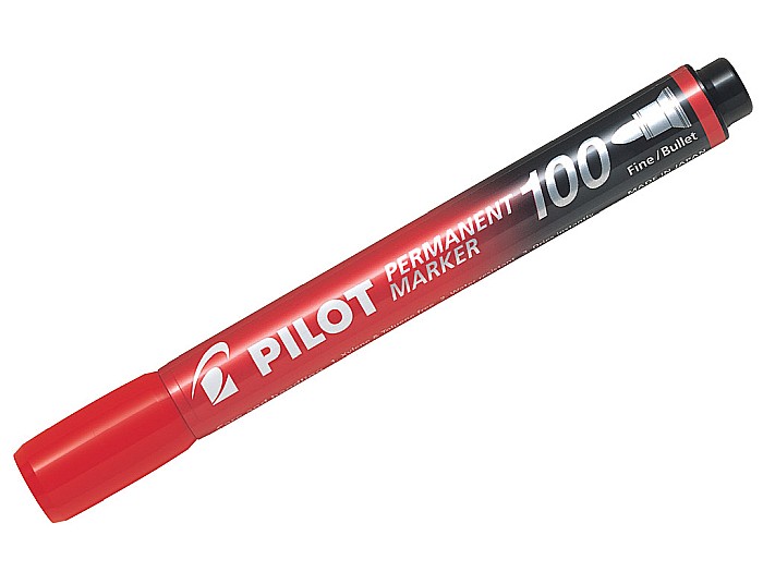 DAC MARKER PERMANENT PILOT VARF ROTUND ROSU PSCA-100-R [1]
