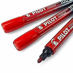 DAC MARKER PERMANENT PILOT VARF ROTUND ROSU PSCA-100-R [4]