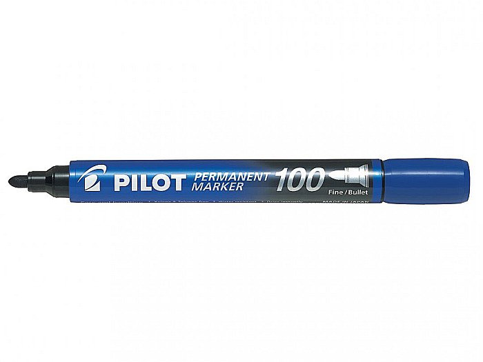 DAC MARKER PERMANENT PILOT VARF ROTUND ALBASTRU PSCA-100-L [2]
