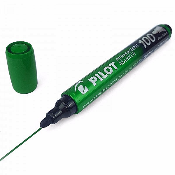 DAC MARKER PERMANENT PILOT VARF ROTUND VERDE PSCA-100-G [3]