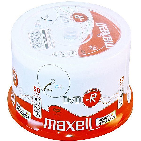 NEO DVD MAXELL 50/SET PRINTABIL DVD-R 4.7GB [2]