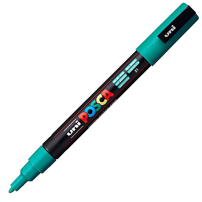 MARKER UNI POSCA UNIVERSAL 3M 0.9-1.3MM M628/26503 VERDE SMARALD [2]