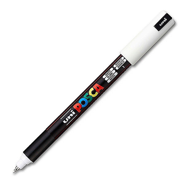 MARKER UNI POSCA VARF METALIC 0.7MM PC1MR M839/34748 ALB [1]