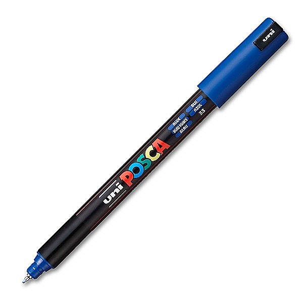 MARKER UNI POSCA VARF METALIC 0.7MM PC1MR M483/41953 ALBASTRU [1]