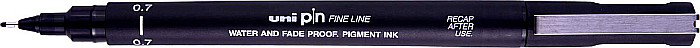 LEG LINER UNI PIN 0.7MM L135 NEGRU [1]