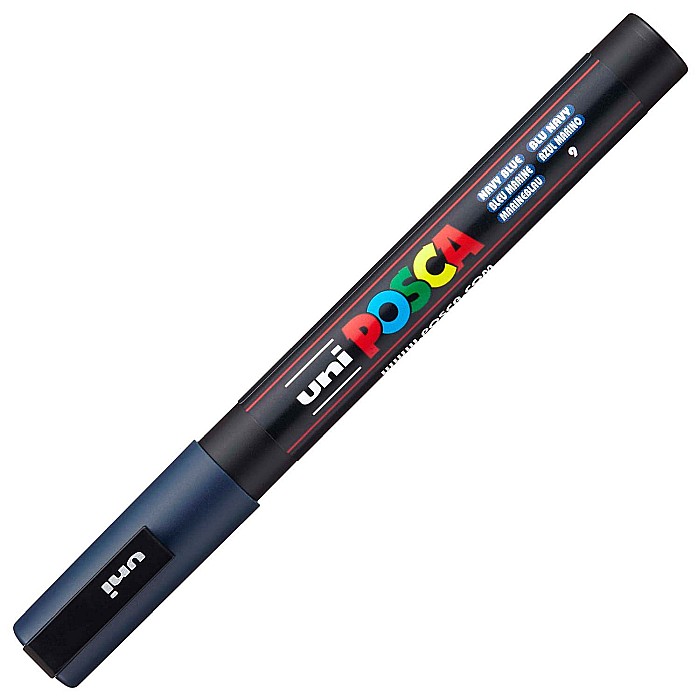 MARKER UNI POSCA UNIVERSAL 3M 0.9-1.3MM M1172/29438 NAVY BLUE [1]