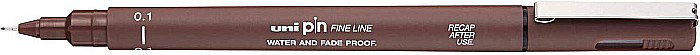 LEG LINER UNI PIN 0.1MM L369 SEPIA [1]