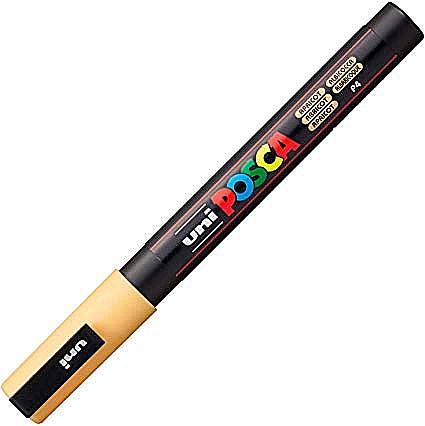 MARKER UNI POSCA UNIVERSAL 3M 0.9-1.3MM M1270 PORTOCALIU CAISA [1]
