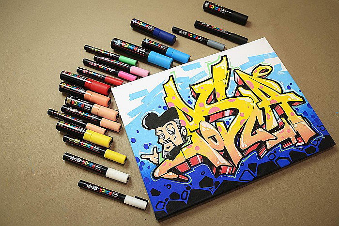 MARKER UNI POSCA UNIVERSAL 1M 0.7 MM M1450/43653 SKY BLUE [4]