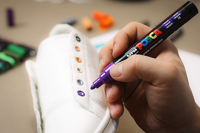 MARKER UNI POSCA VARF METALIC 0.7MM PC1MR 44533 ROZ DESCHIS [5]