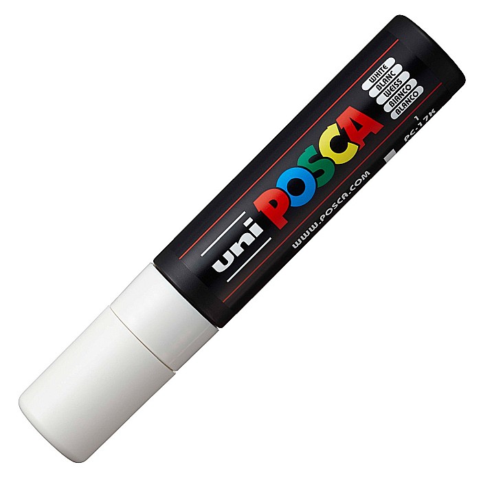 MARKER UNI POSCA PC-17K UNIVERSAL VARF TESIT 15MM ALB M668 [1]