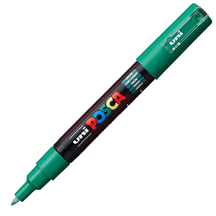 MARKER UNI POSCA UNIVERSAL 1M 0.7 MM M250/21554 VERDE [2]
