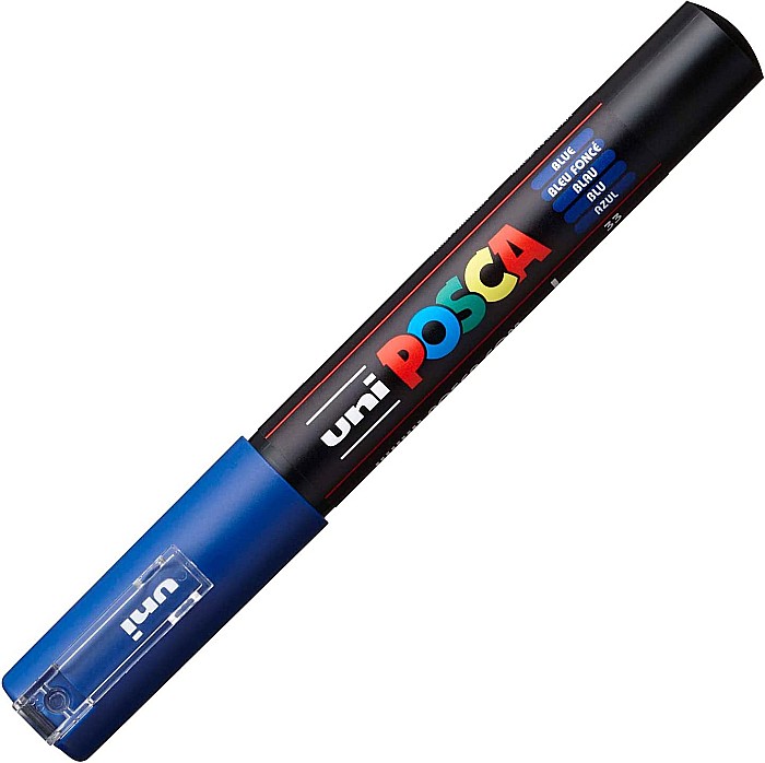 MARKER UNI POSCA UNIVERSAL 1M 0.7 MM M251/26201 ALBASTRU [1]