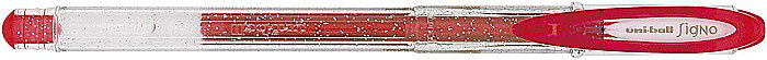 LEG PIX UNI-BALL GEL CU SCLIPICI UM-120SP ROSU P308 [2]