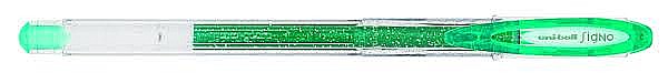 LEG PIX UNI-BALL GEL CU SCLIPICI UM-120SP VERDE P221 [1]