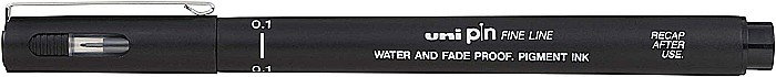 LEG LINER UNI PIN 0.1MM L122 NEGRU [1]