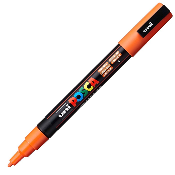 MARKER UNI POSCA UNIVERSAL 3M 0.9-1.3 MM M833/14148 PORTOCALIU [2]