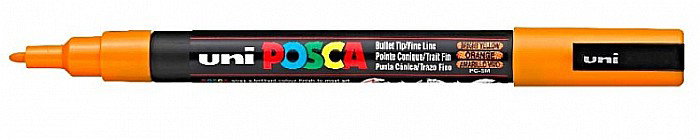 MARKER UNI POSCA UNIVERSAL 3M 0.9-1.3 MM M860 GALBEN INTENS [2]