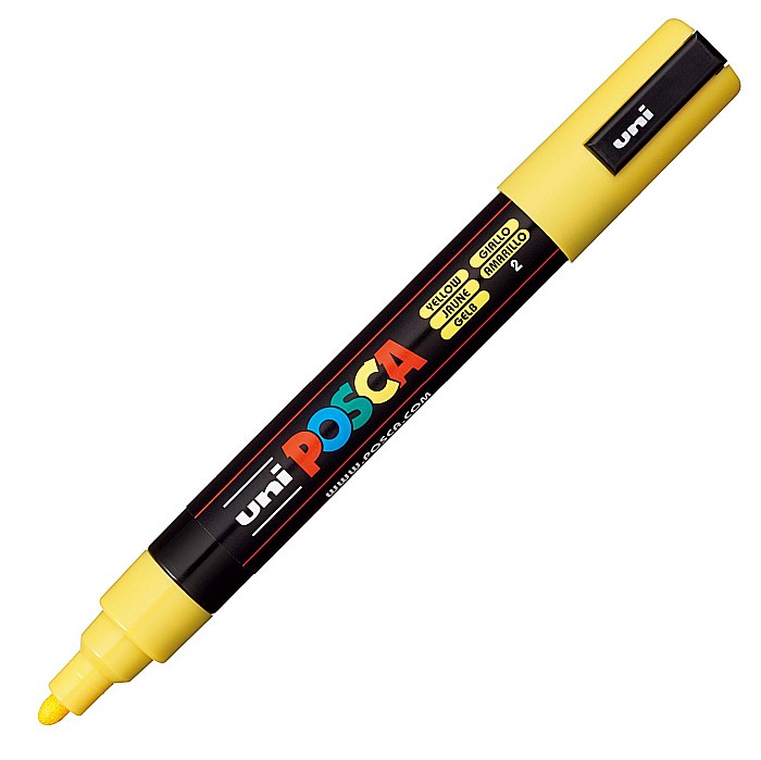 MARKER UNI POSCA UNIVERSAL 5M 1.8-2.5 MM M176/14168 GALBEN [1]