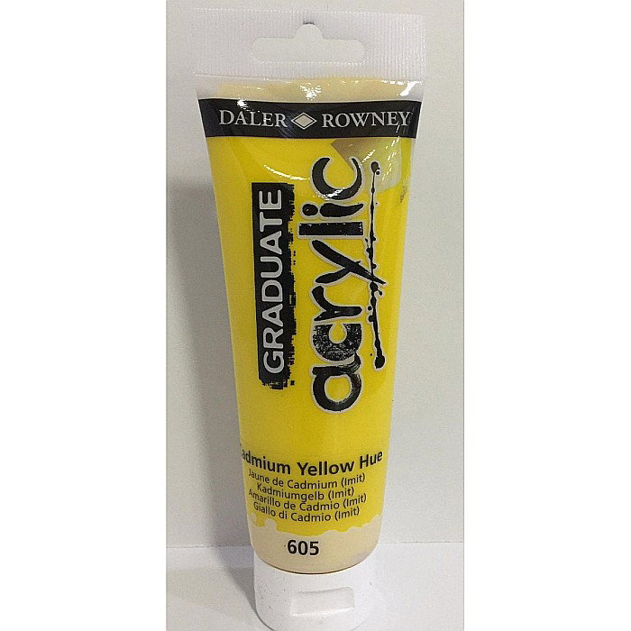 FIL CULORI ACRIL DALER ROWNEY 120ML CADMIUM YELLOW HUE 123120605 [2]