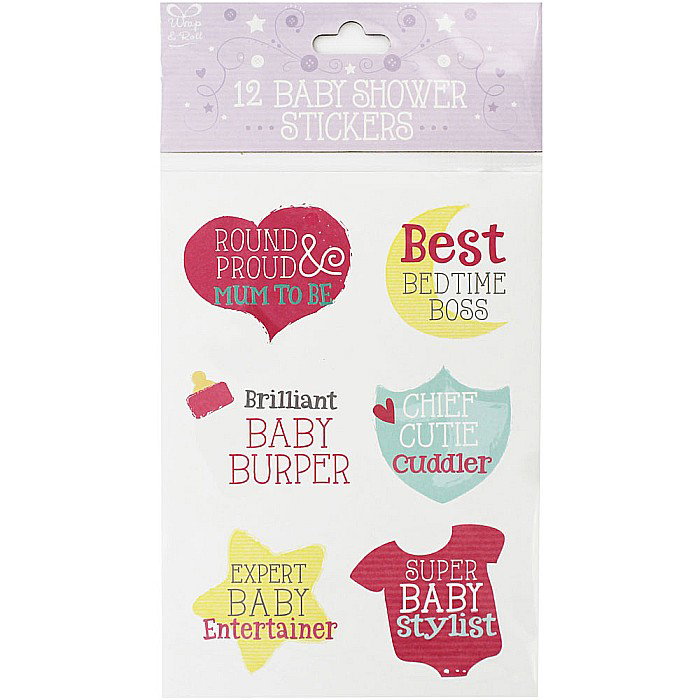 EWR STICKER BABY SHOWER 12/SET 21213-S [1]