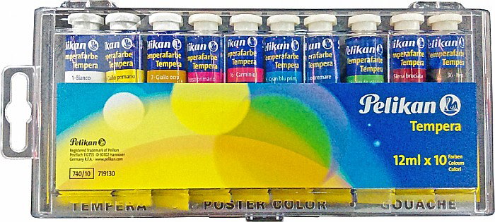 HE TEMPERA PELIKAN 10/SET 12 ML 719130 [1]