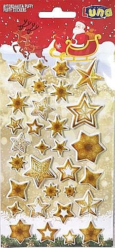 DIA STICKERS CRACIUN 10*22CM PUFFY GLITTER 621136 [5]