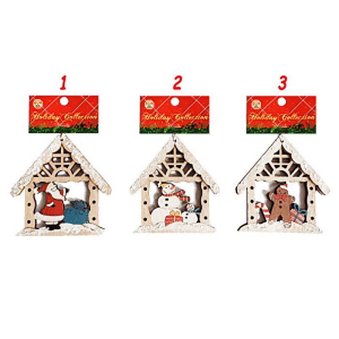 DIA ORNAMENTE LEMN CRACIUN 9.5CM DIVERSE MODELE 6658717 [2]
