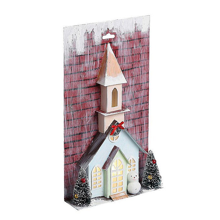 DIA CASUTA HARTIE DECOR CRACIUN 17*5*30CM CU LED 658739 [1]