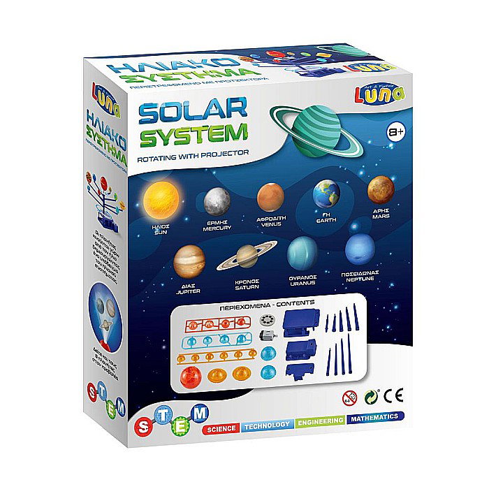 DIA JOC CREATIV SUPORT ROTATIV SISTEMUL SOLAR 21*7.5*24.5CM LUNA 621966 [2]