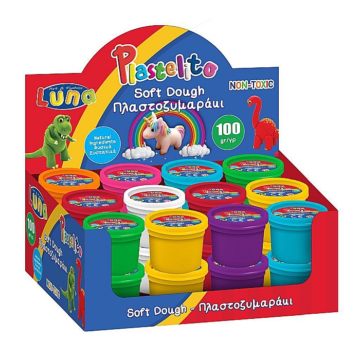 SPUMA MODELATOAR  100GR DIVERSE CULORI, PLASTILINA USOARA LUNA 621972 [1]