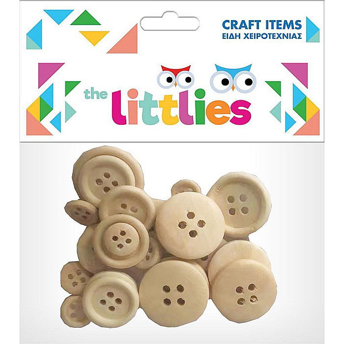 DIA NASTURI LEMN NATUR 24/SET THE LITTLIES 646870 [1]