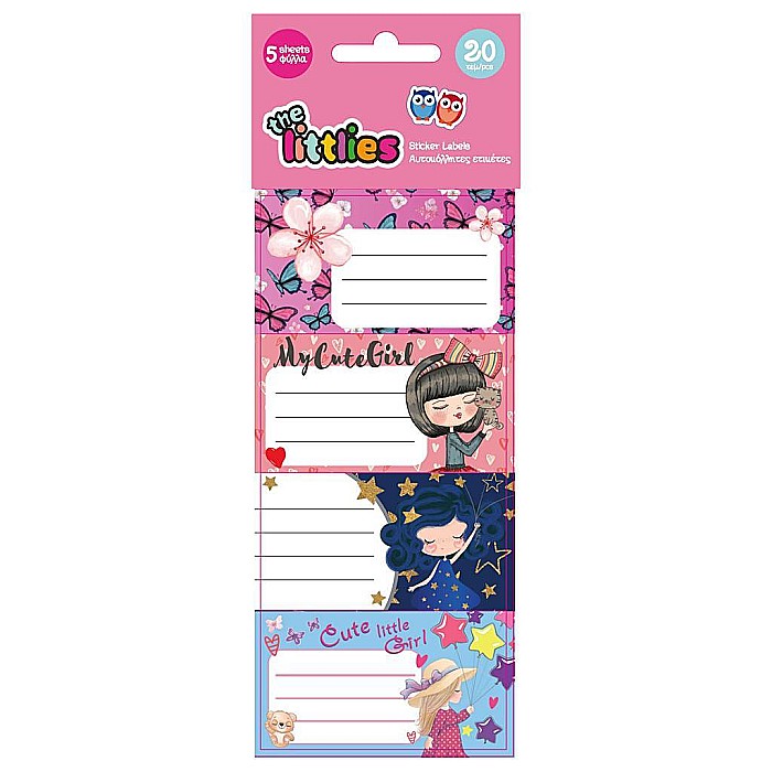 DIA ETICHETE SCOLARE AUTOADEZIVE 20/SET LUNA GIRL 622084 [1]