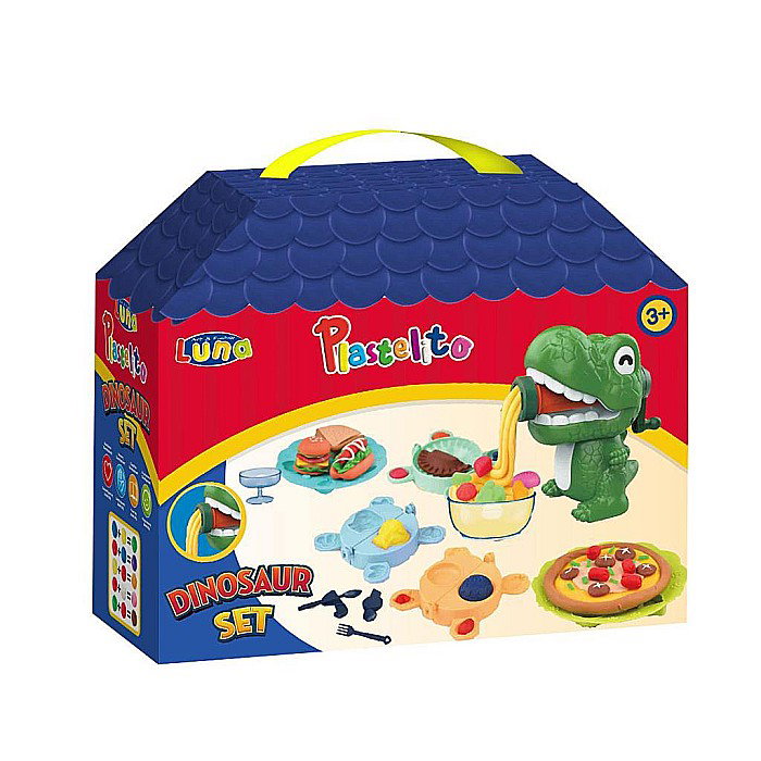 DIA JOC CREATIV MODELARE DINOZAUR DIN PLASTILINA 28*11*23.5CM 622136 [1]