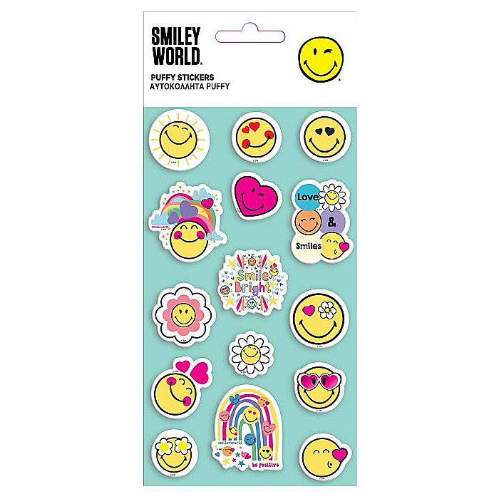 DIA STICKER 10*22CM PUFFY SMILEY WORLD 504989 [1]