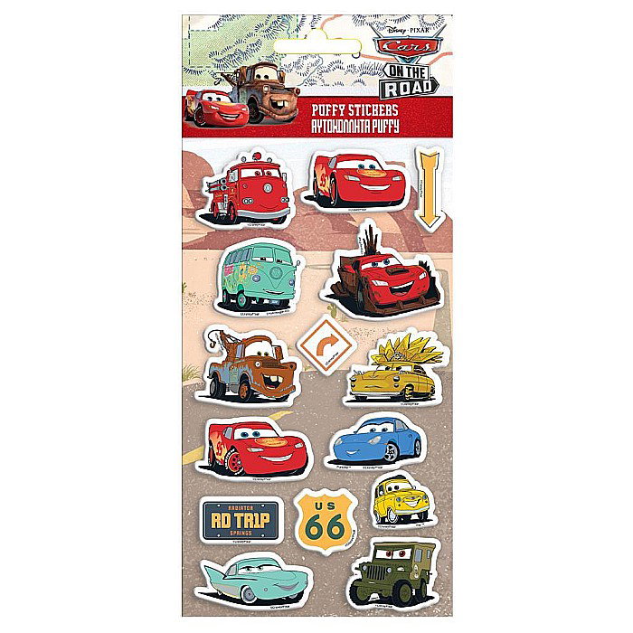DIA STICKER 10*22CM PUFFY CARS 563612 [1]