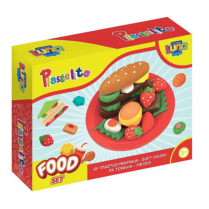 DIA JOC CREATIV MODELARE ALIMENTE DIN PLASTILINA 18*6*23.8CM LUNA 622532 [3]