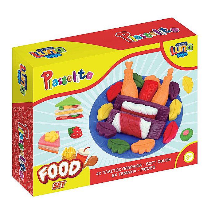 DIA JOC CREATIV MODELARE ALIMENTE DIN PLASTILINA 18*6*23.8CM LUNA 622532 [4]
