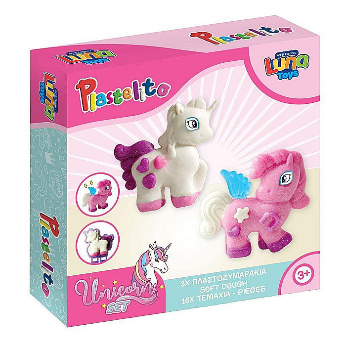 DIA JOC CREATIV MODELARE UNICORN DIN PLASTILINA 32*5.5*23 CM 622534 [1]