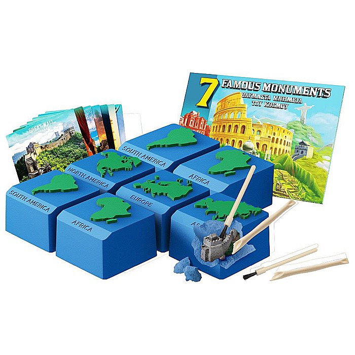 DIA JOC EDUCATIV LUNA TOYS 30.5*8*25.4CM KIT EXCAVARE 7 MONUMENTE ALE LUMII 622703 [2]