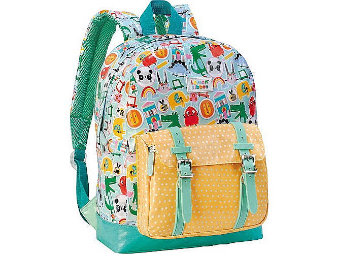 KST RUCSAC SCOLAR FRIENDLY WORLD LEMON RIBBON 34*26*11CM 12453 -promo [1]