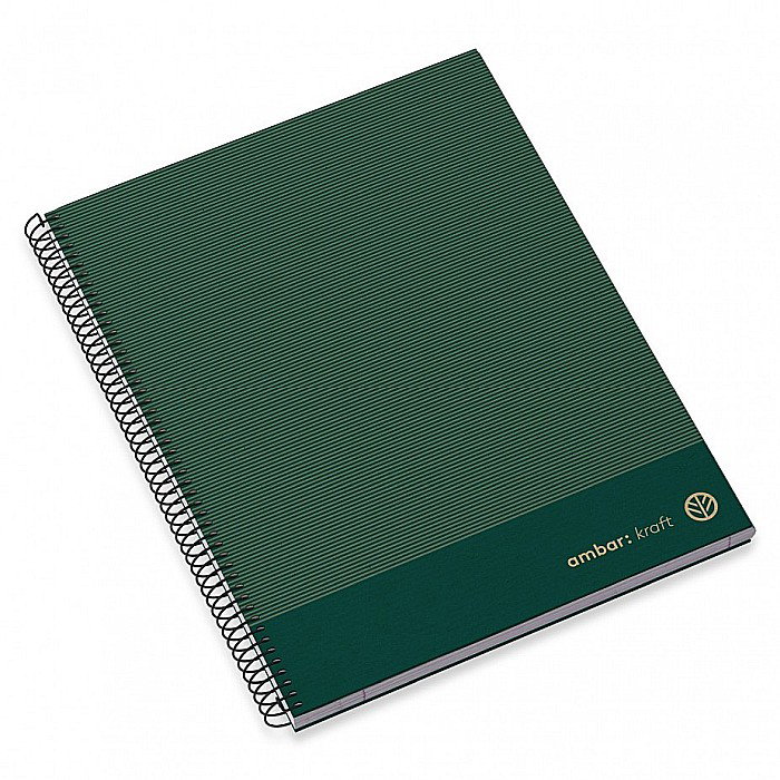 CAIET A4 100F SPIRA PATRATELE HARD COVER KRAFT 207901 [5]