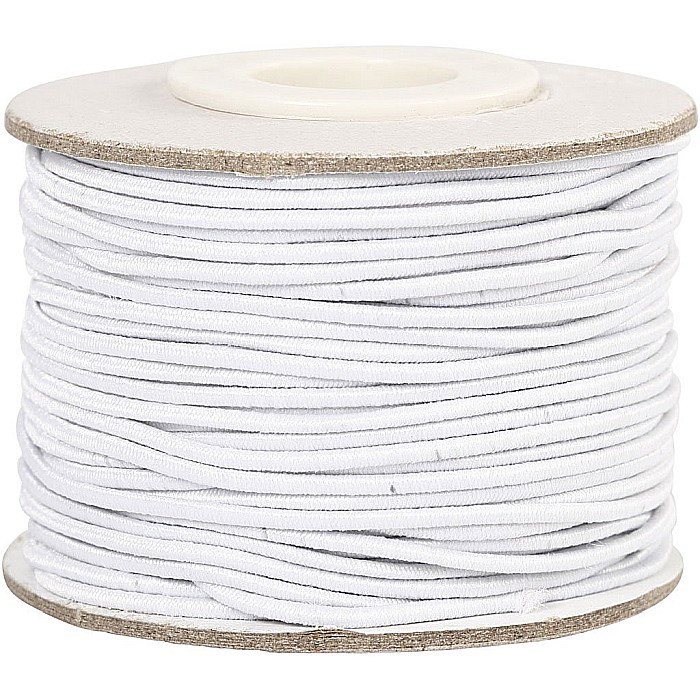 CC SNUR ELASTIC 1MM*25M ALB 41030 [1]