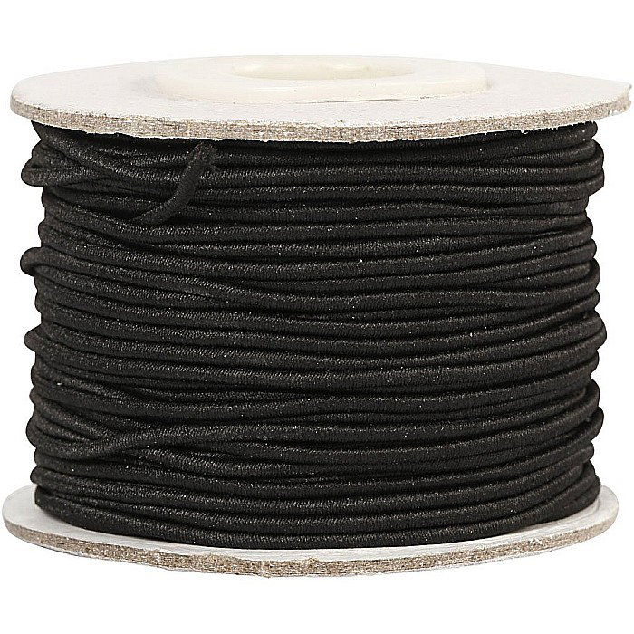 CC SNUR ELASTIC 1MM*25M NEGRU 41033 [1]