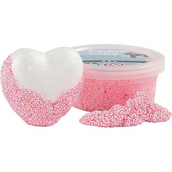 Spuma de modelaj cu uscare la aer FOAM CLAY 35G ROZ NEON 78926 [3]