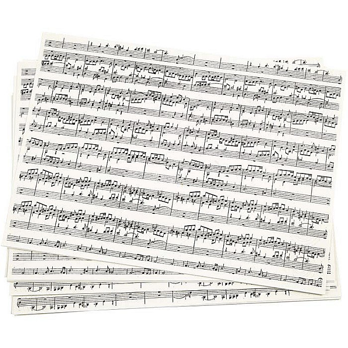 CC HARTIE NOTE MUZICALE A4 100G 10/SET 219560 [1]