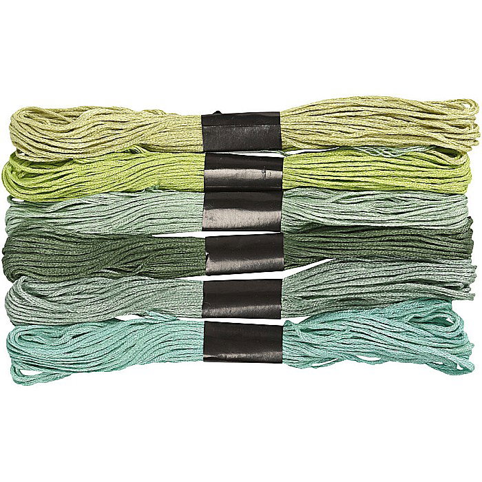CC FIR DE BRODAT 6/SET MIX VERDE 412740 [1]