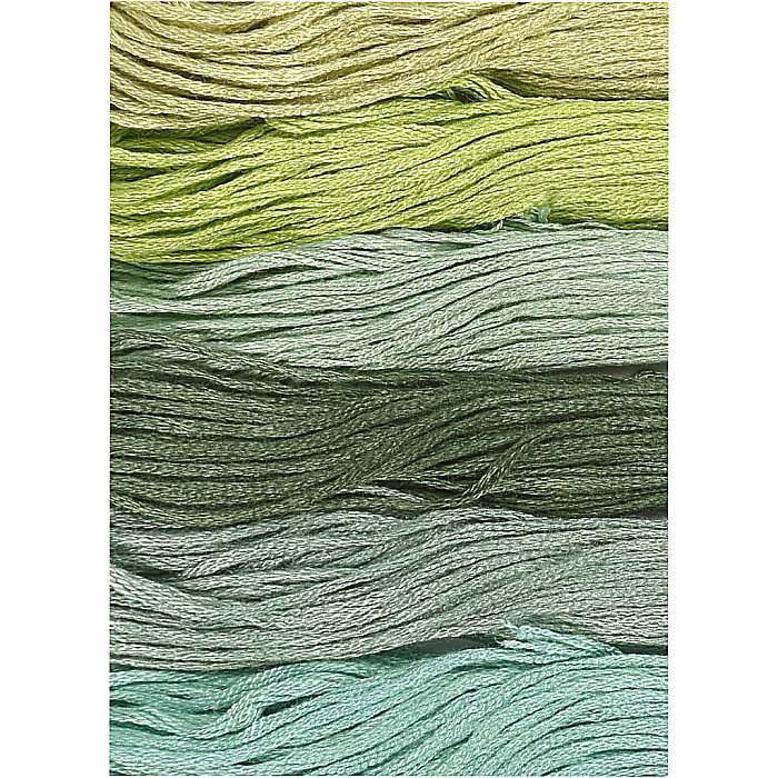 CC FIR DE BRODAT 6/SET MIX VERDE 412740 [3]