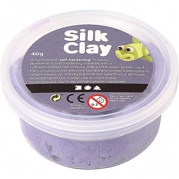 Pastă de modelaj fină cu uscare la aer Silk Clay 40G MOV 79107 [1]